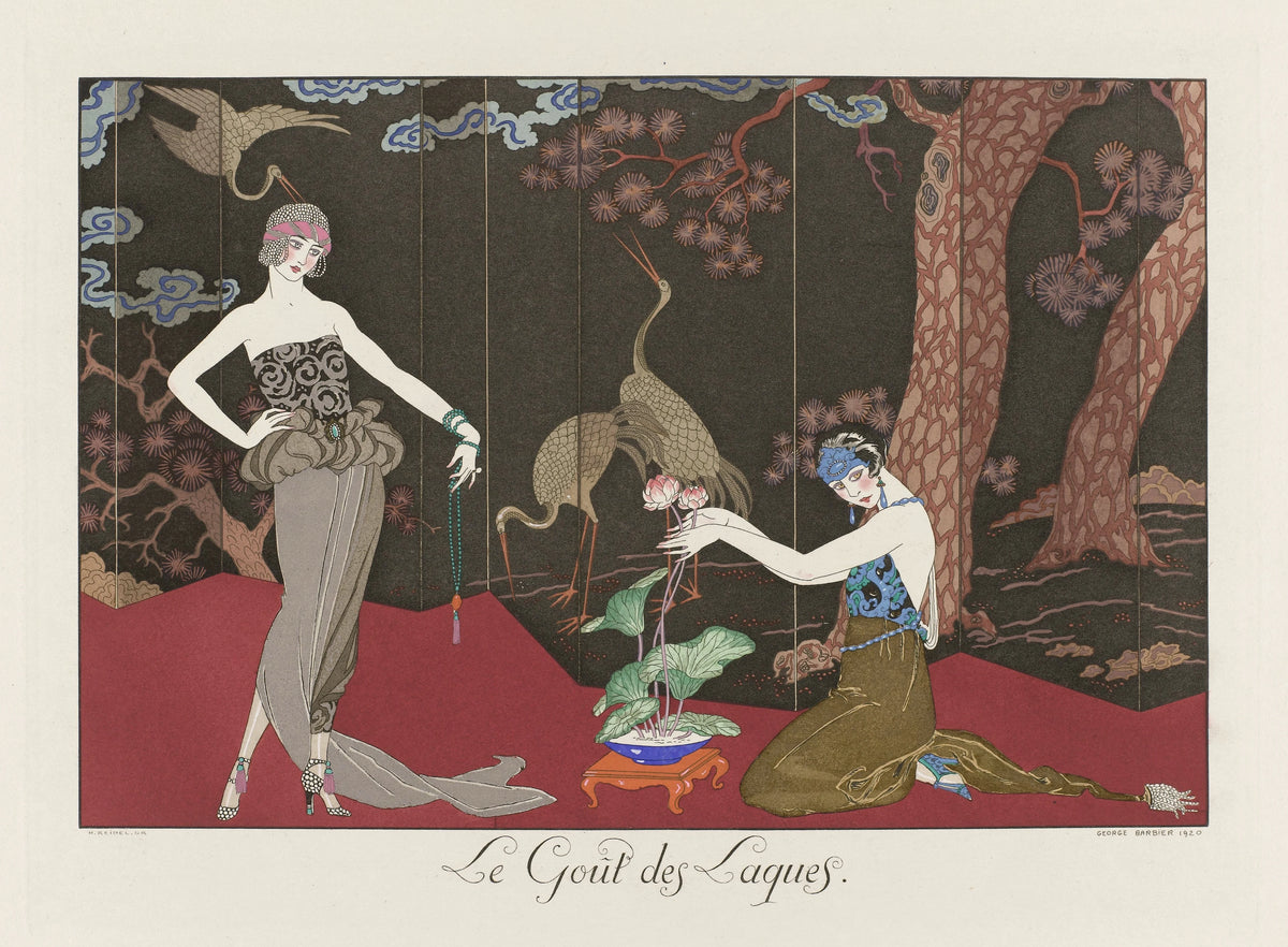 George Barbier - Le Goût des Laques (1924)