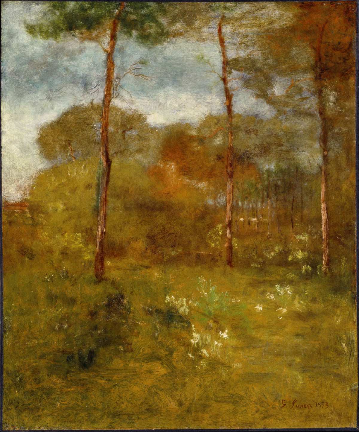 George Inness - Orange Road, Tarpon Springs (1893)