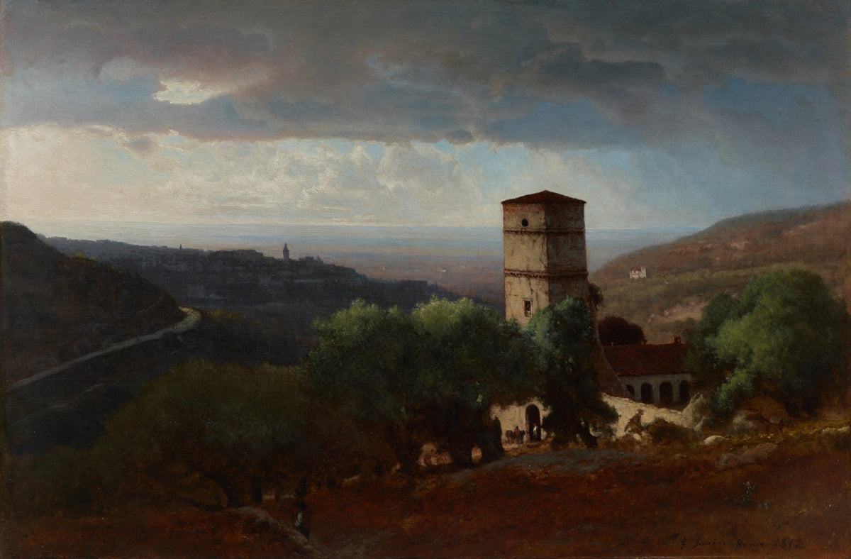 George Inness - View of Rome from Tivoli (1872)