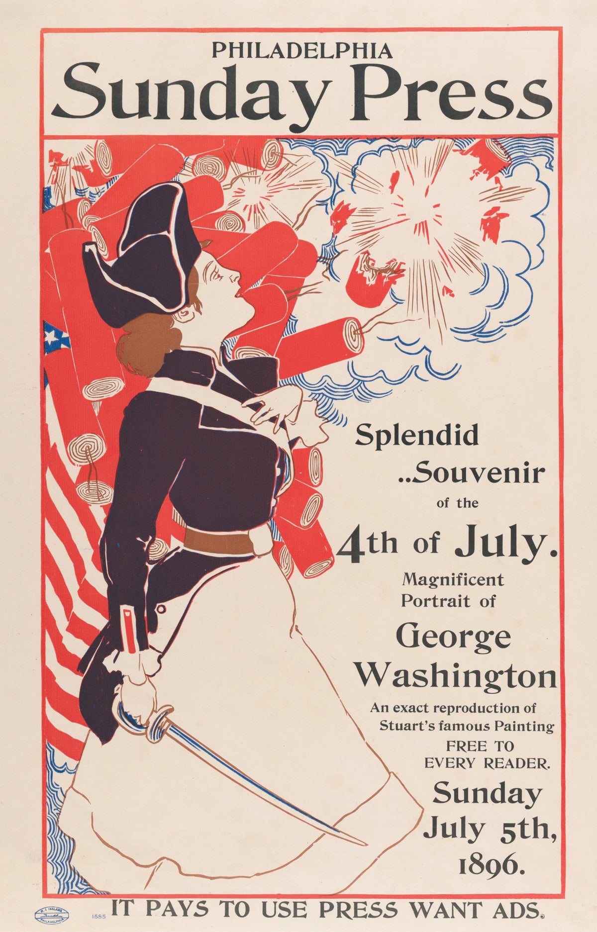 George Reiter Brill - Philadelphia Sunday Press; July 5 (1896)