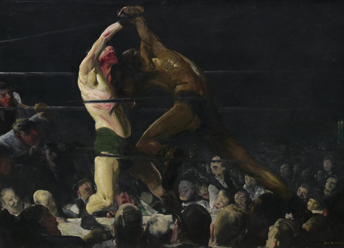 George Wesley Bellows - Both Members of This Club (1909)