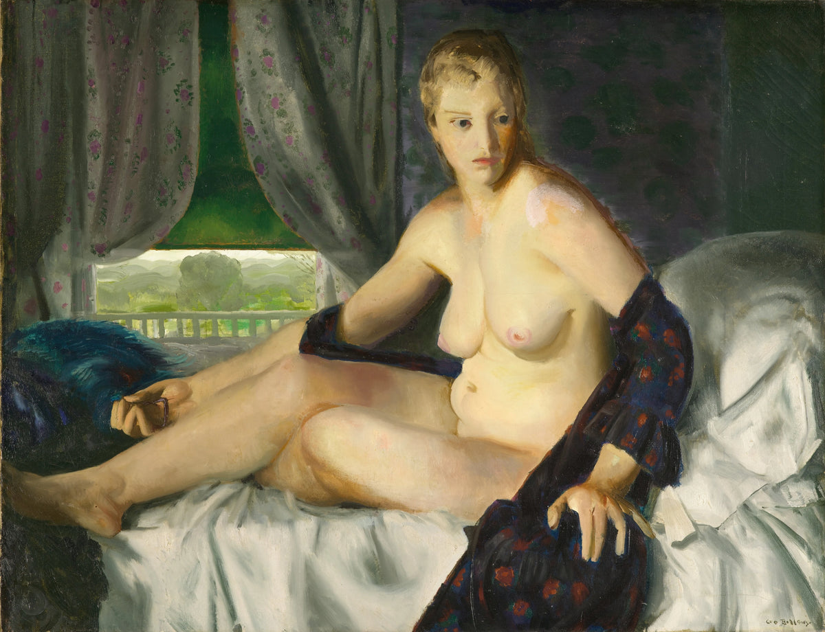 George Wesley Bellows - Nude with Fan (1920)