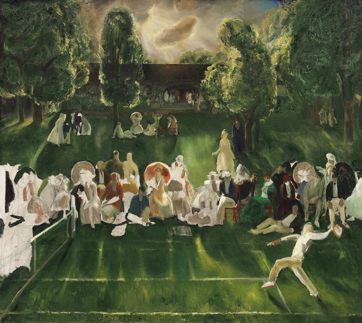 George Wesley Bellows - Tennis Tournament (1920)