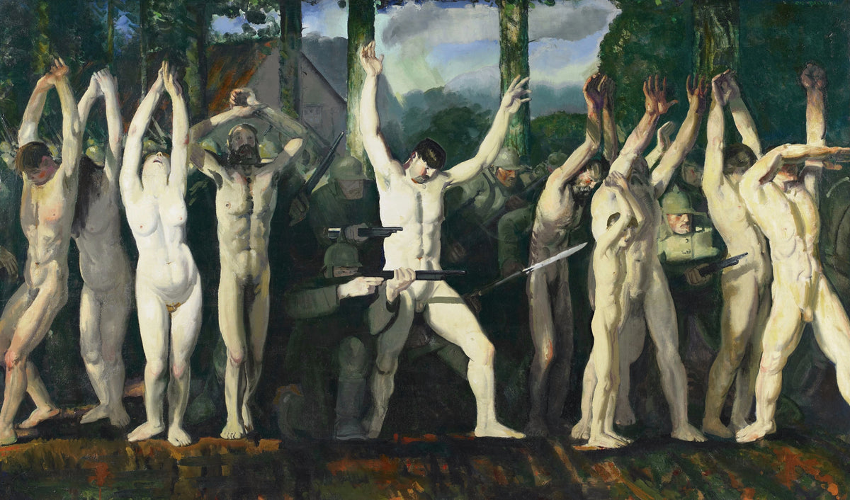 George Wesley Bellows - The Barricade (1918)