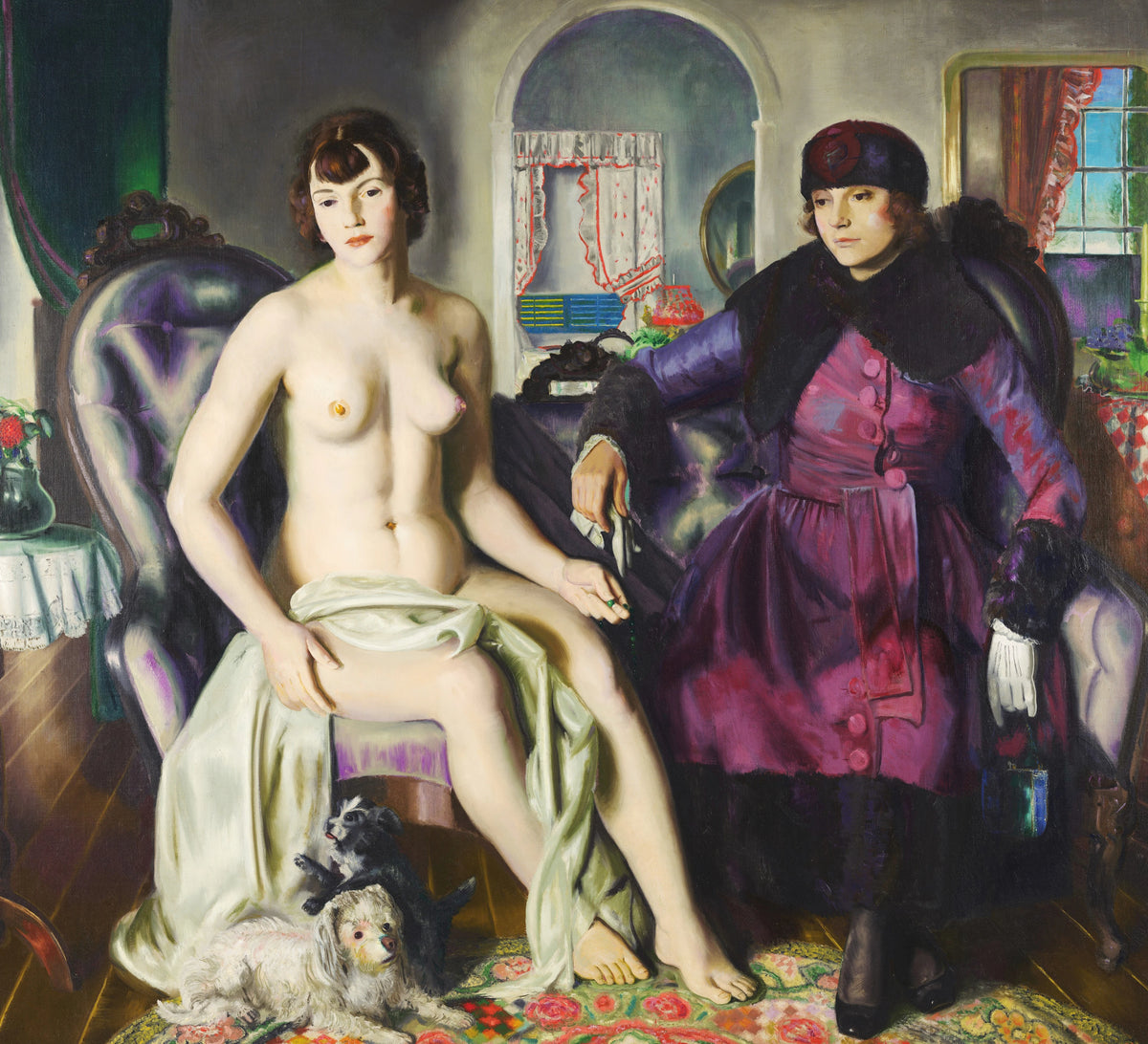 George Wesley Bellows - Two Women (1924)