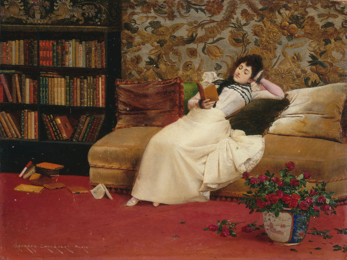 Georges Croegaert - Le Lecture (1890)