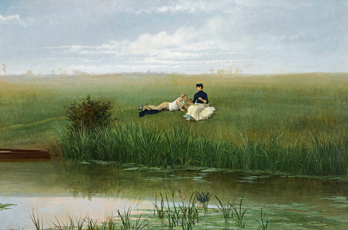 Georges Croegaert - Le Repos Des Canotiers (1884)
