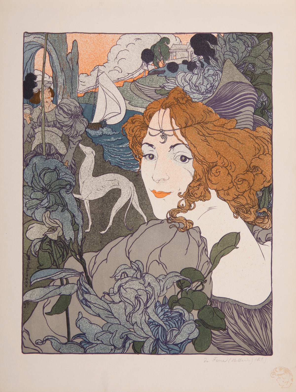 Georges de Feure - Le Retour de chevalier (1897)