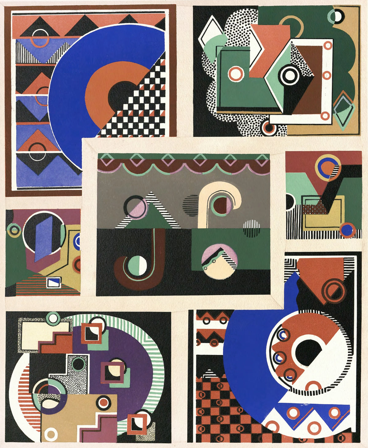 Georges Valmier - Collection decors et couleurs Pl.02 (1930)