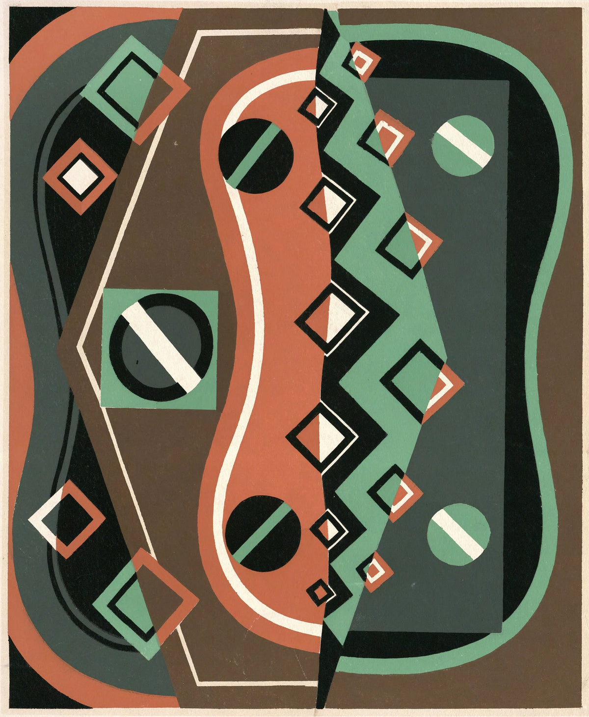 Georges Valmier - Collection decors et couleurs Pl.08 (1930)