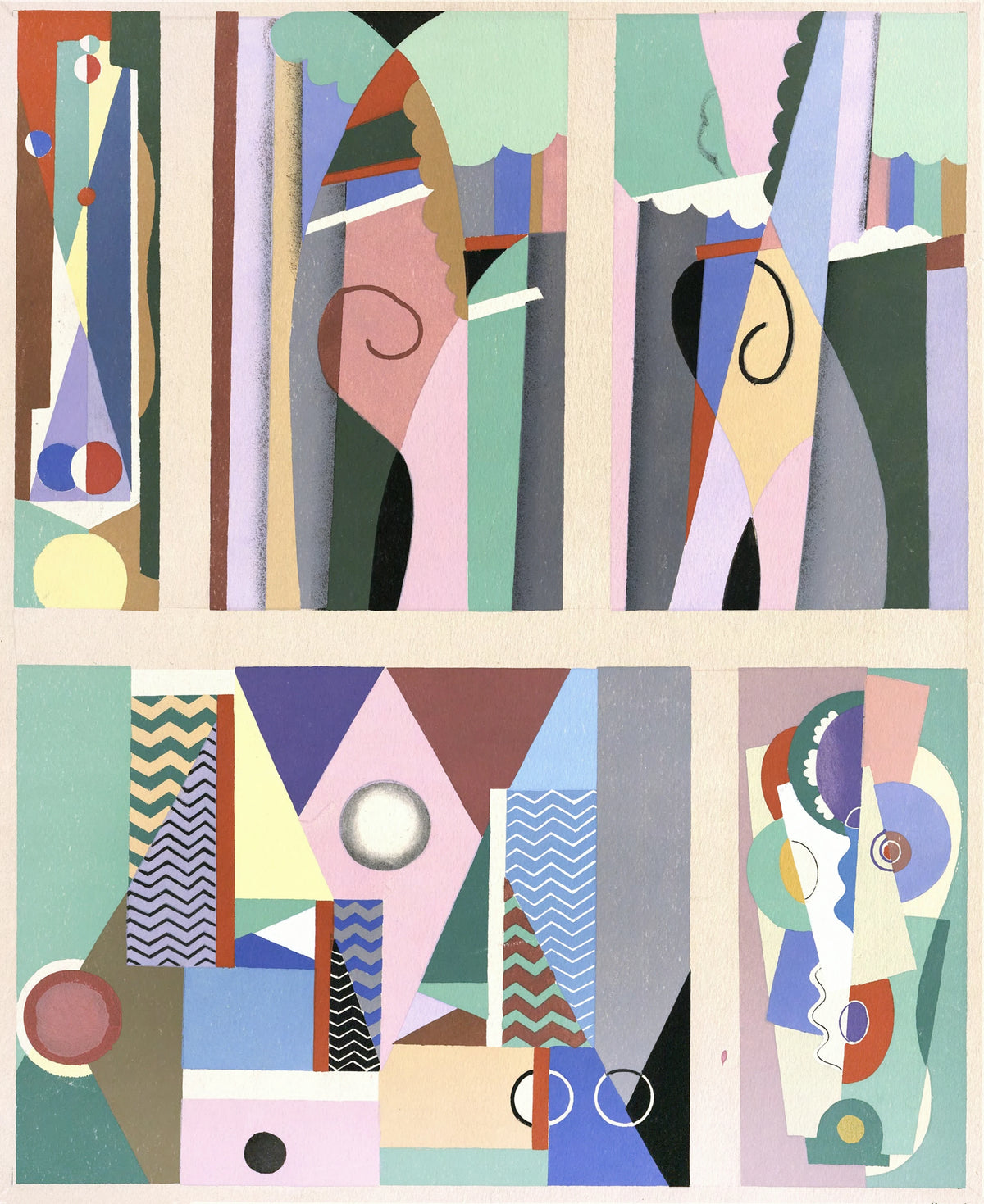 Georges Valmier - Collection decors et couleurs Pl.09 (1930)