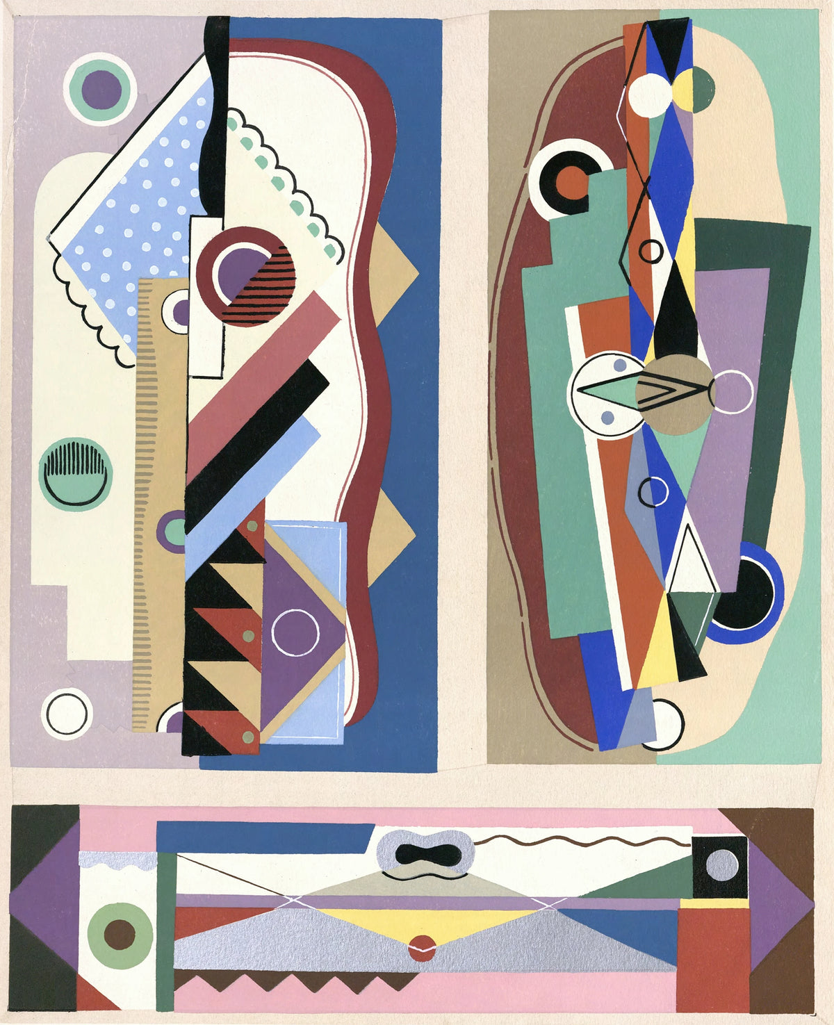 Georges Valmier - Collection decors et couleurs Pl.17 (1930)