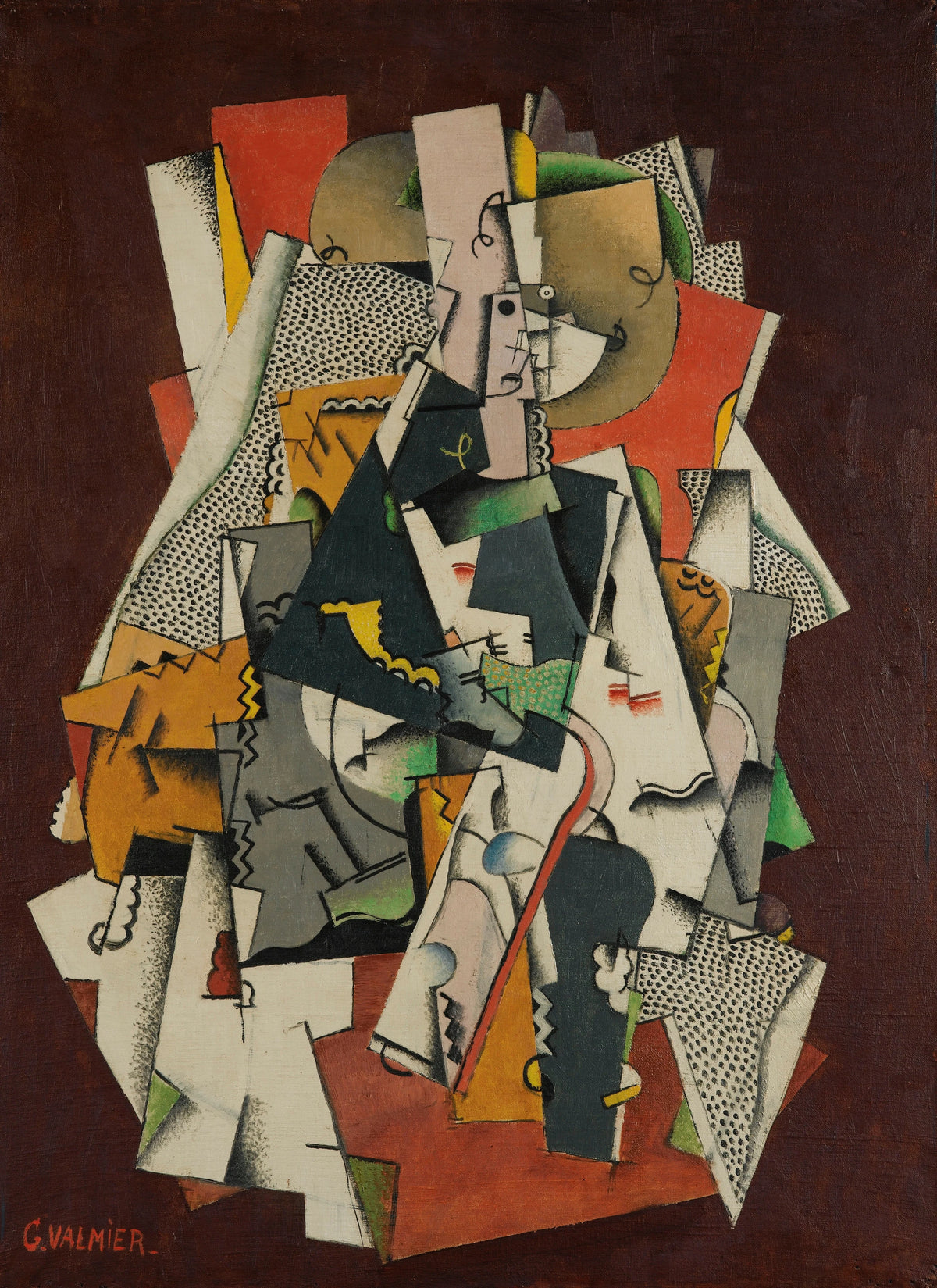 Georges Valmier - Jeune Fille Assise (1919)