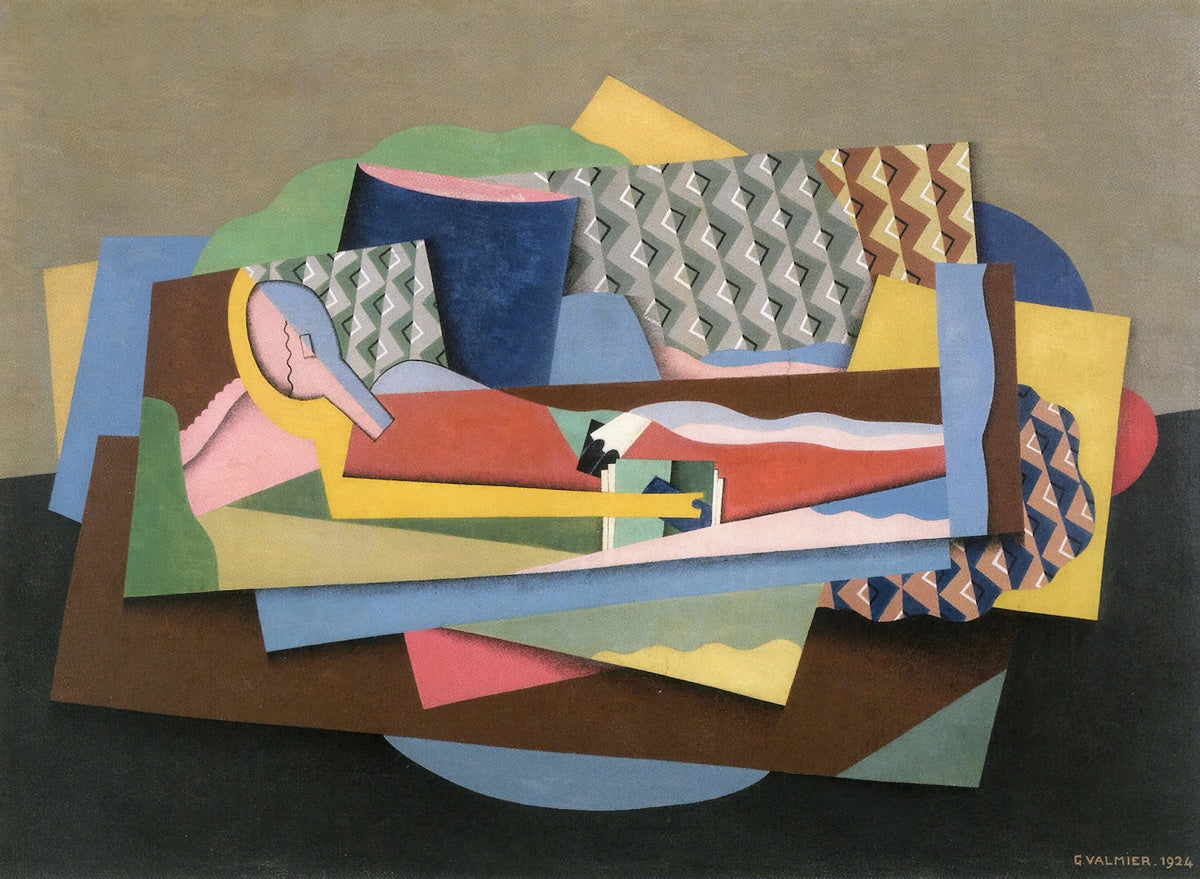 Georges Valmier - Reclining woman (1924)