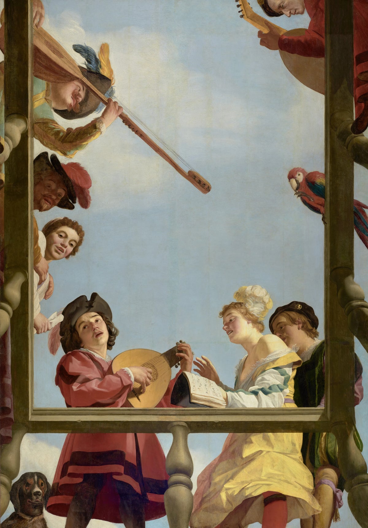 Gerard van Honthorst - Musical Group on a Balcony (1622)