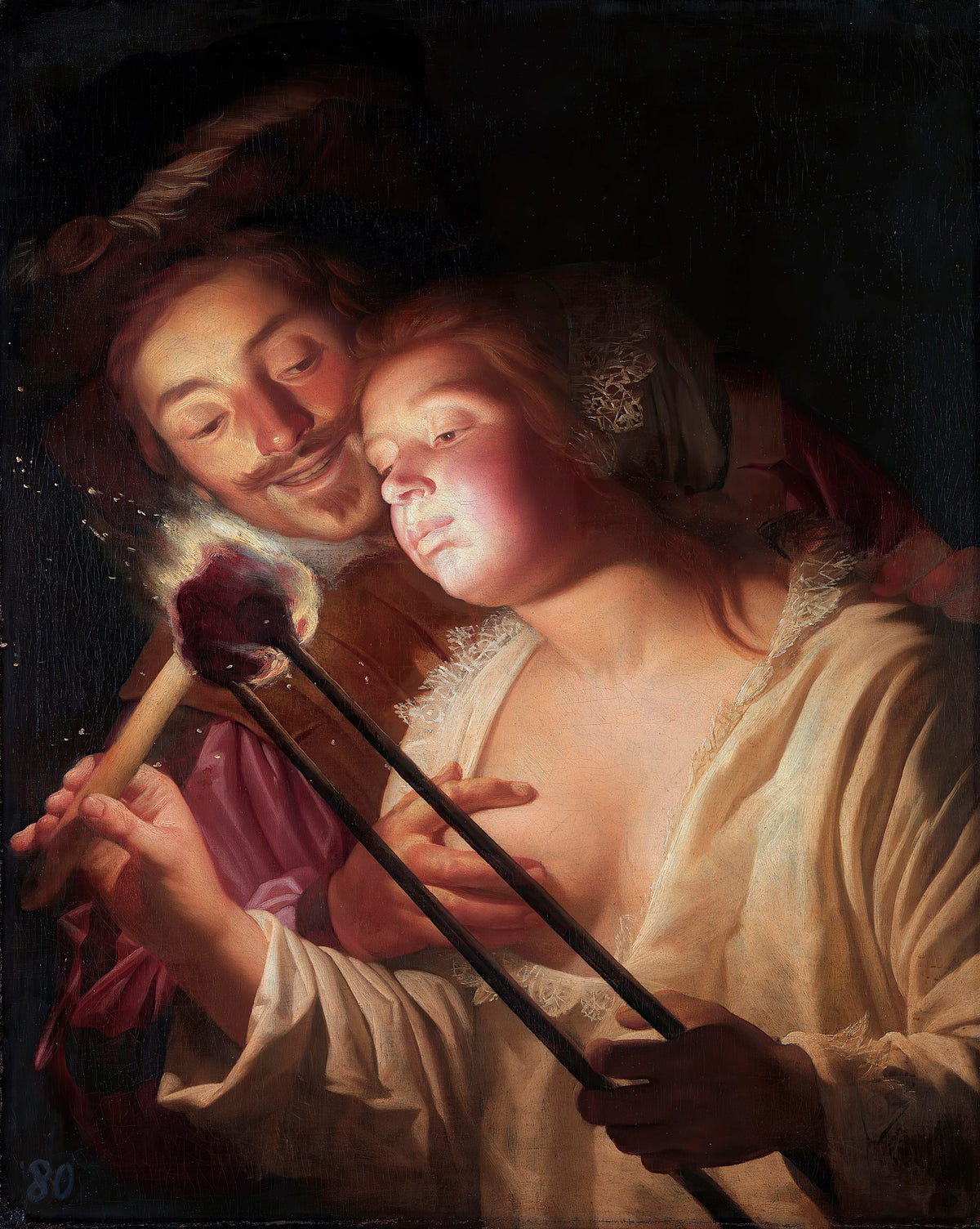 Gerard van Honthorst - The Soldier and the Girl (1621)