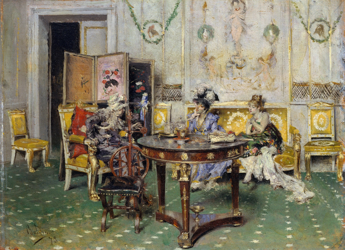 Giovanni Boldini - Gossip (1873)