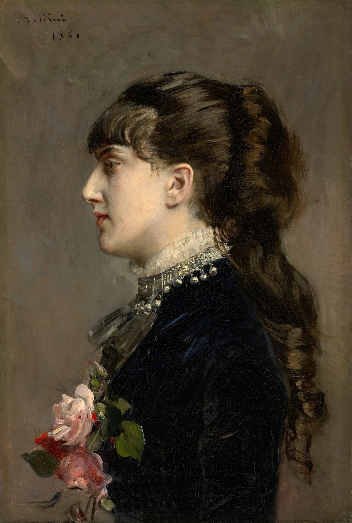 Giovanni Boldini - Madame Céline Leclanché (1881)