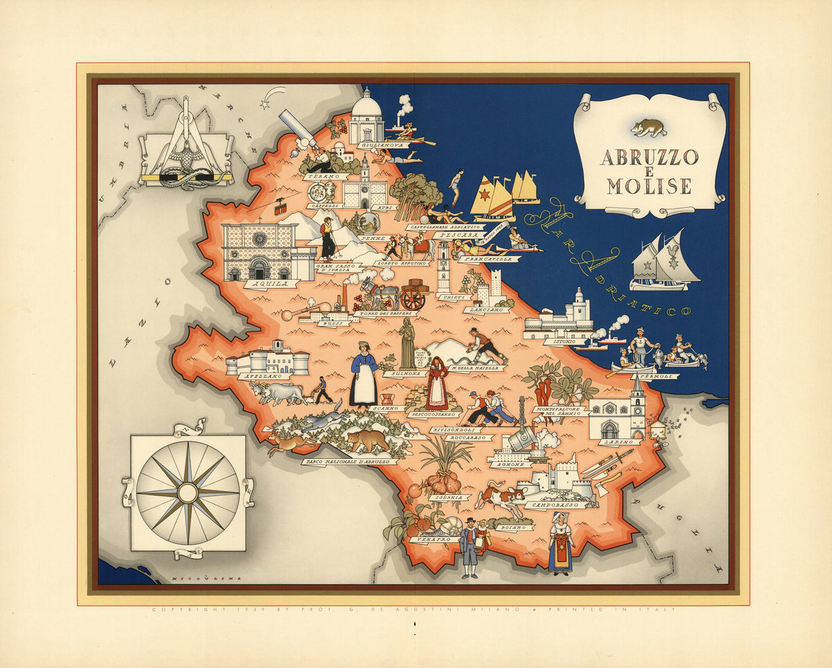 Giovanni De Agostini - Abruzzo e Molise (1941)