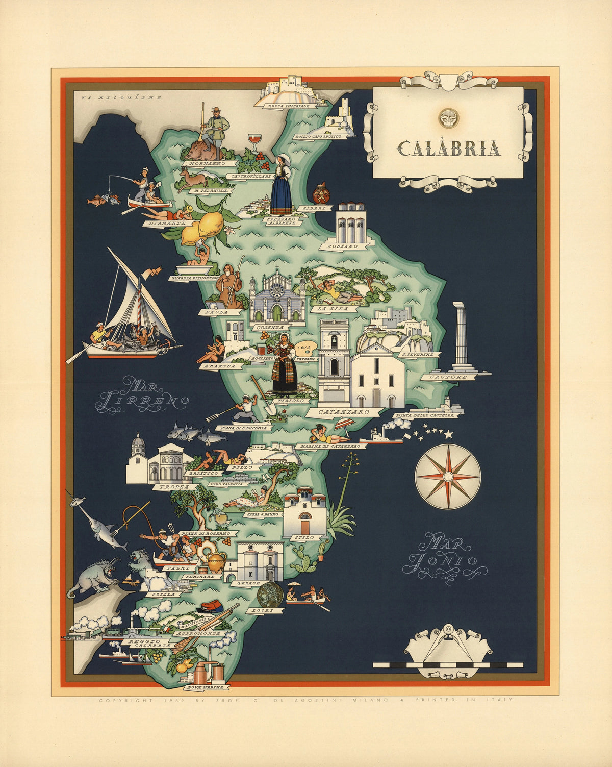 Giovanni De Agostini - Calabria (1941)