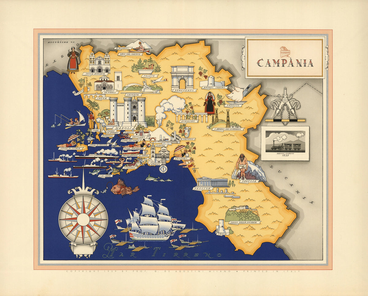 Giovanni De Agostini - Campania (1941)