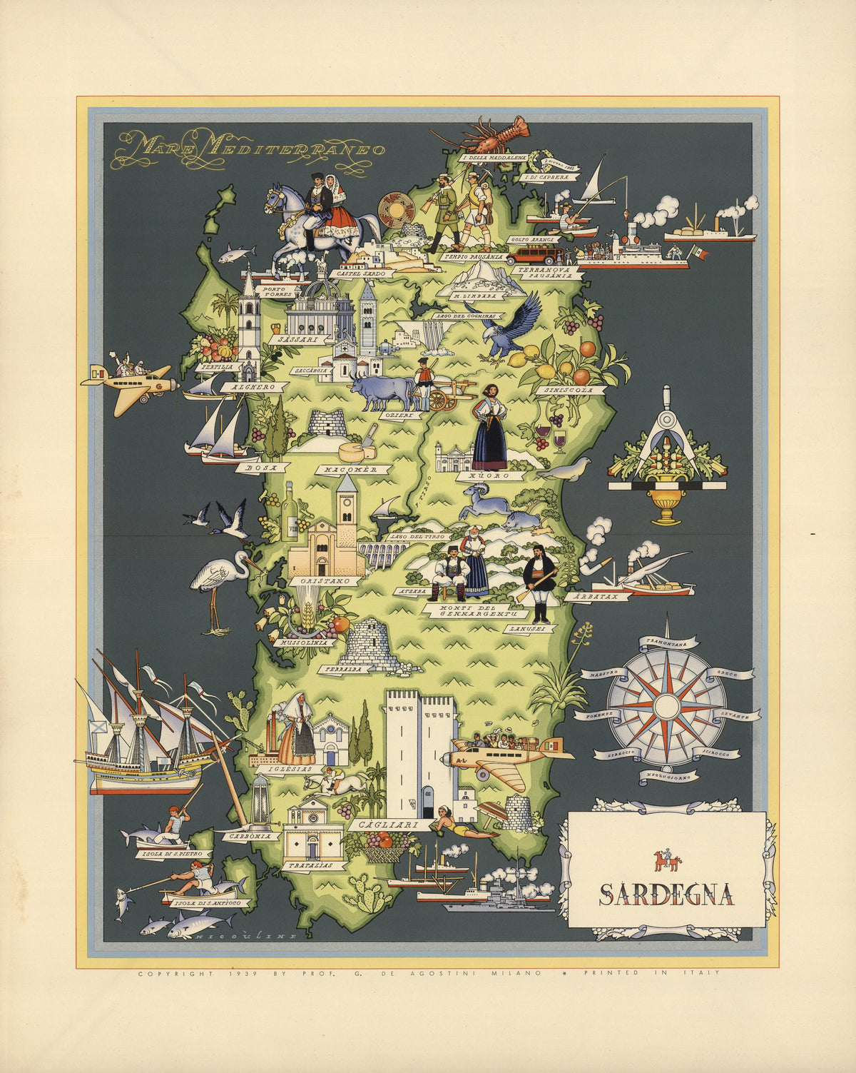 Giovanni De Agostini - Sardegna (1941)