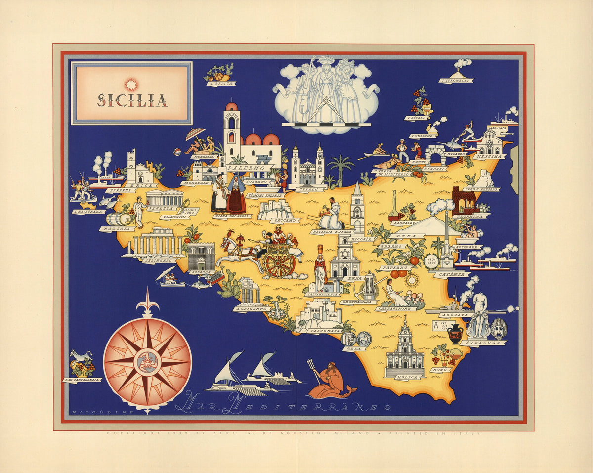 Giovanni De Agostini - Sicilia (1941)
