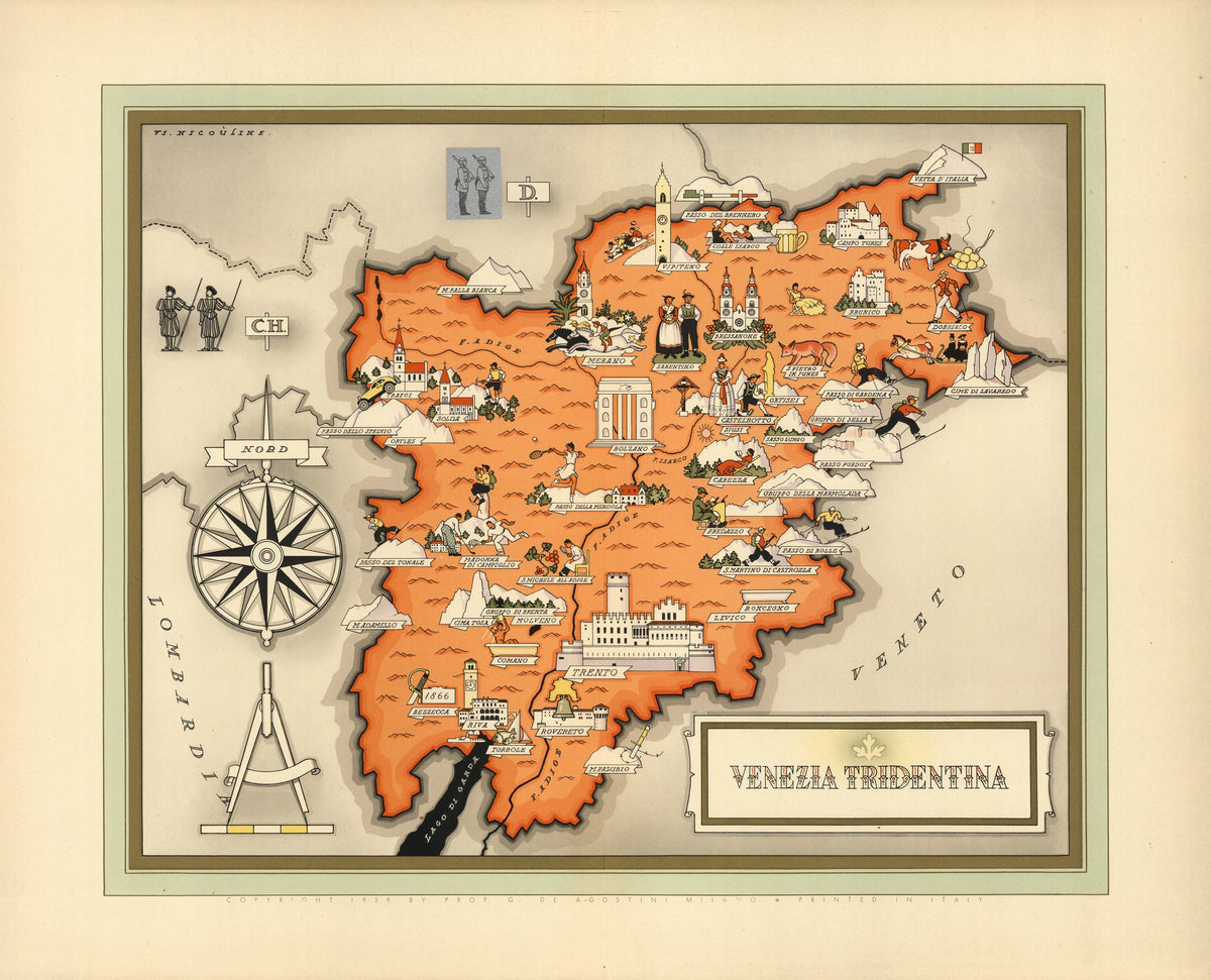 Giovanni De Agostini - Venezia Tridentina (1941)