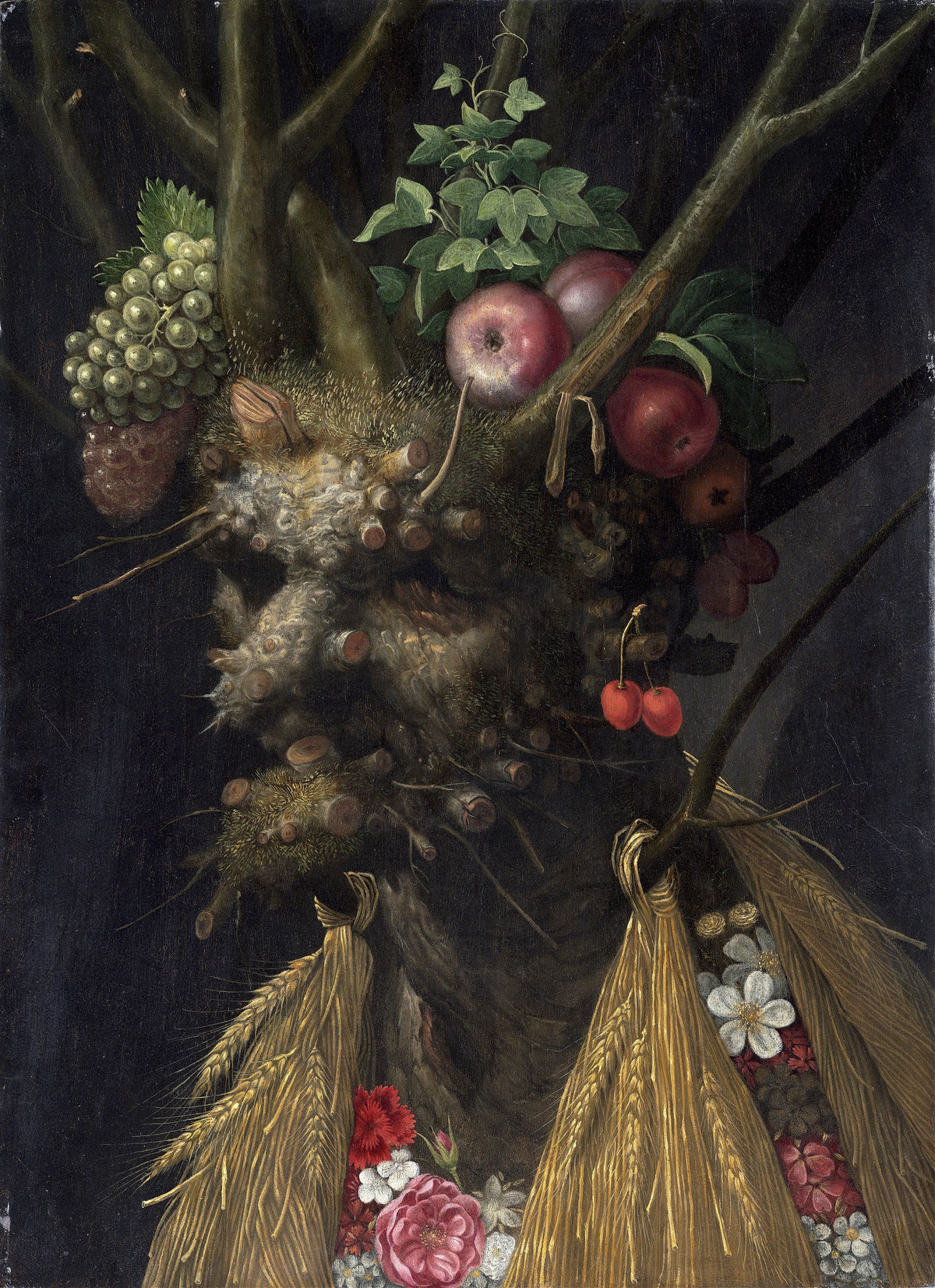 Giuseppe Arcimboldo - Four Seasons in One Head (circa 1590)