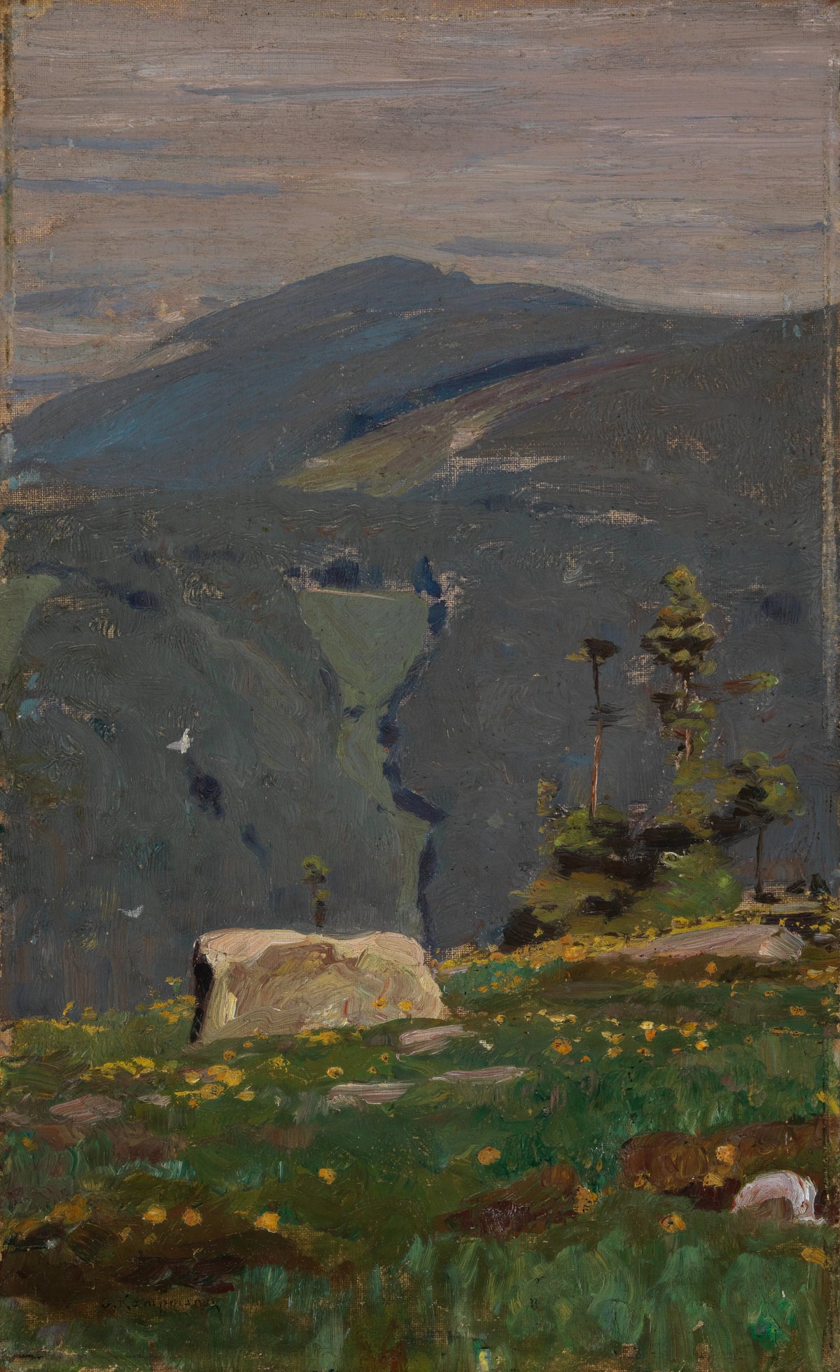 Gustav Kampmann - Blick von der Hornisgrinde (circa 1896)