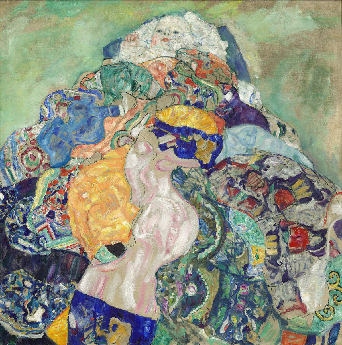Gustav Klimt - Baby (Cradle) (1917-1918)