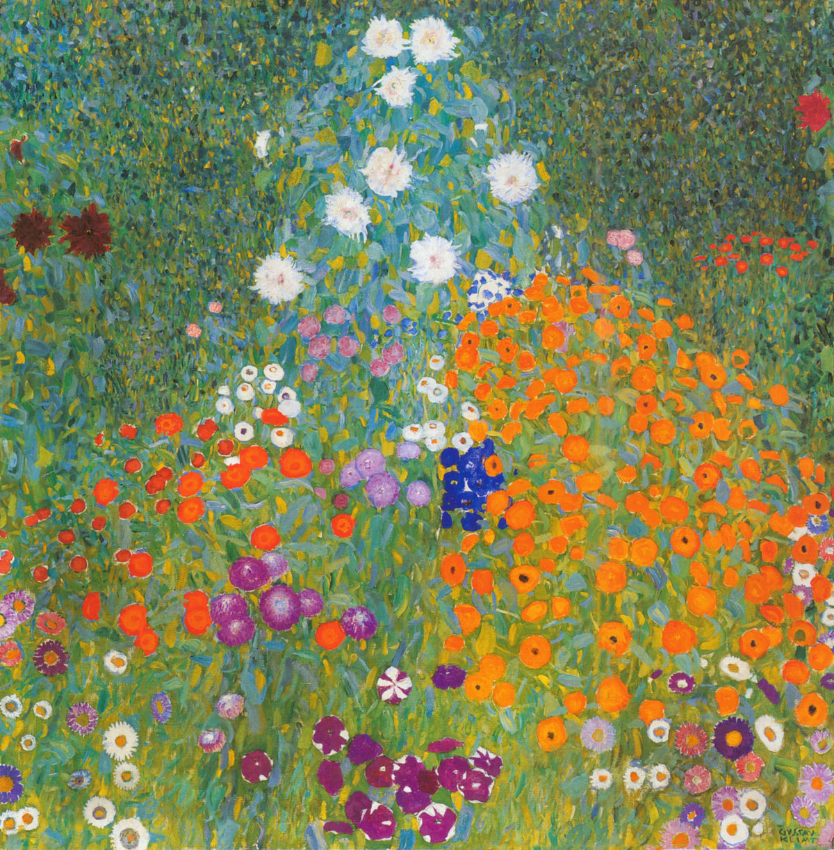 Gustav Klimt - Cottage Garden (1905-1907)