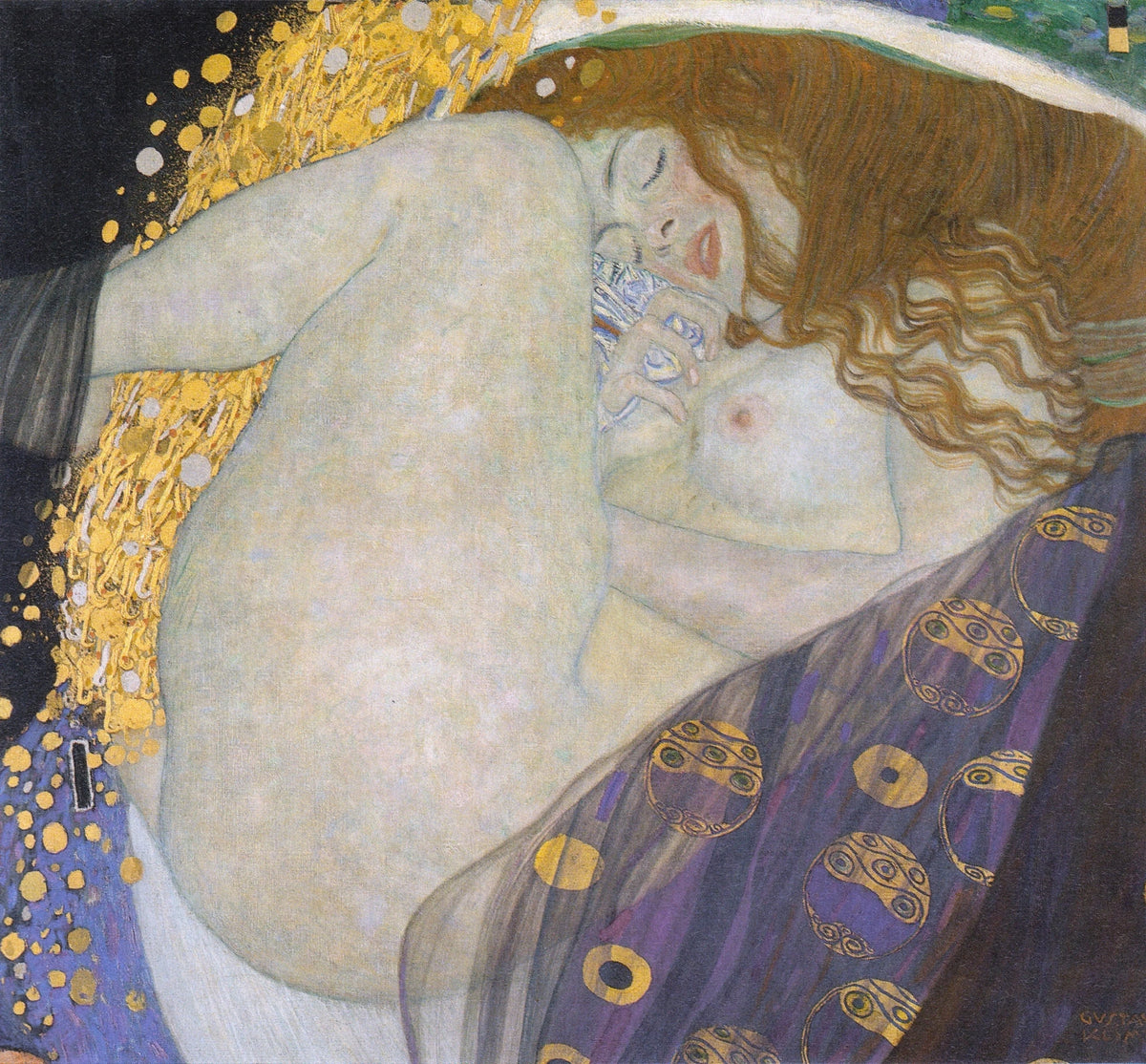 Gustav Klimt - Danae (1907)