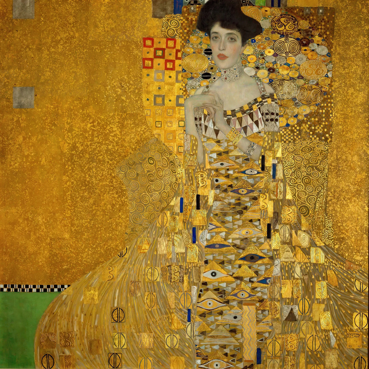 Gustav Klimt - Portrait of Adele Bloch-Bauer I (1907)