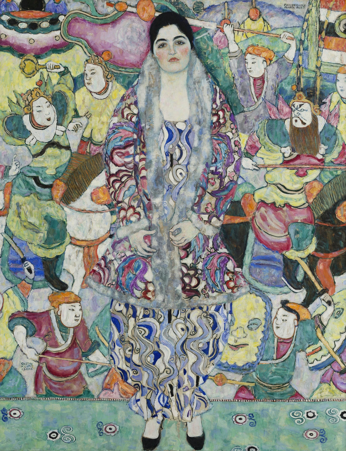 Gustav Klimt - Portrait of Friederike Maria Beer (1916)