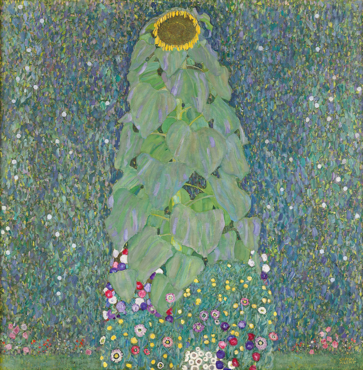 Gustav Klimt - Sunflowers (1883)