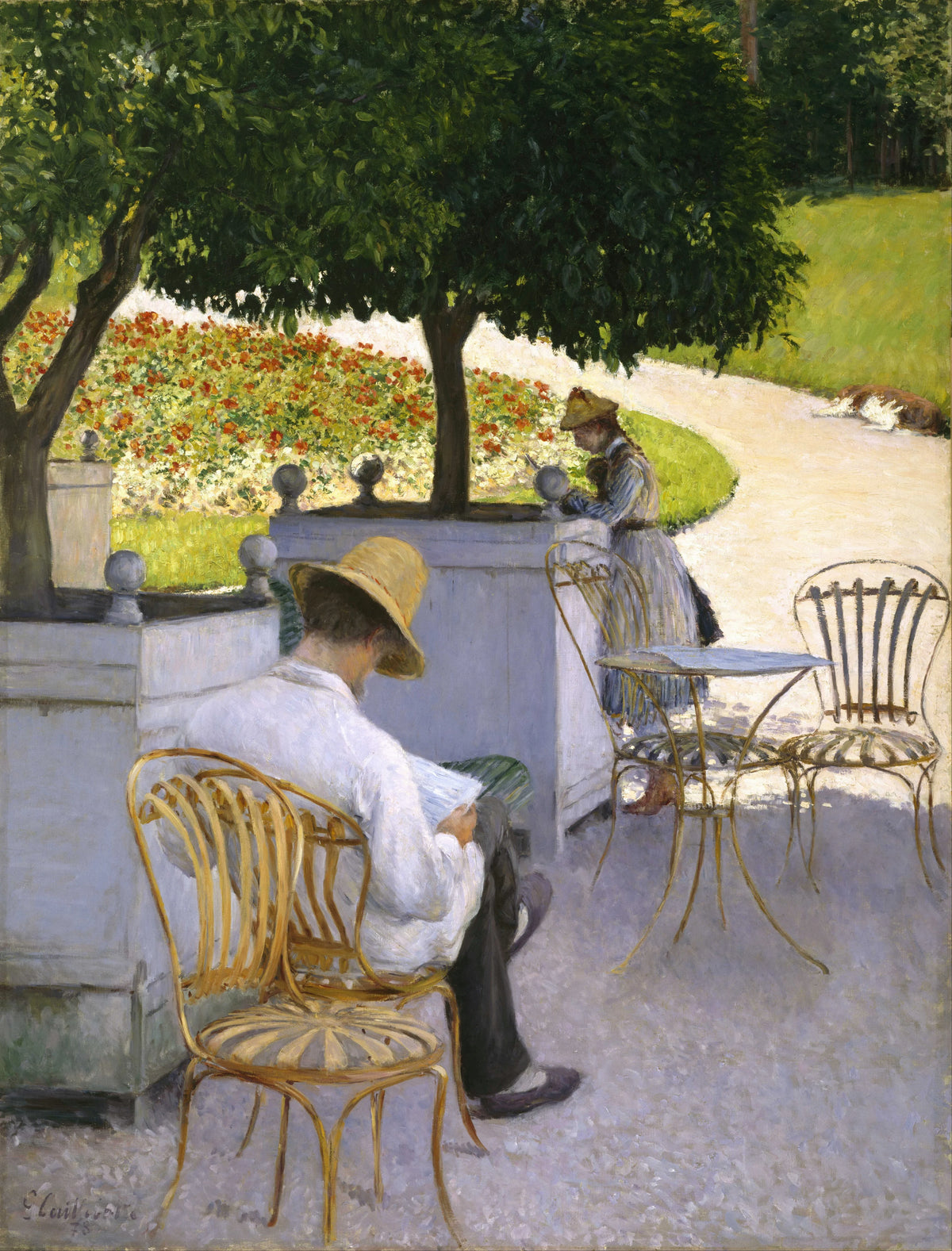 Gustave Caillebotte - The Orange Trees (1878)