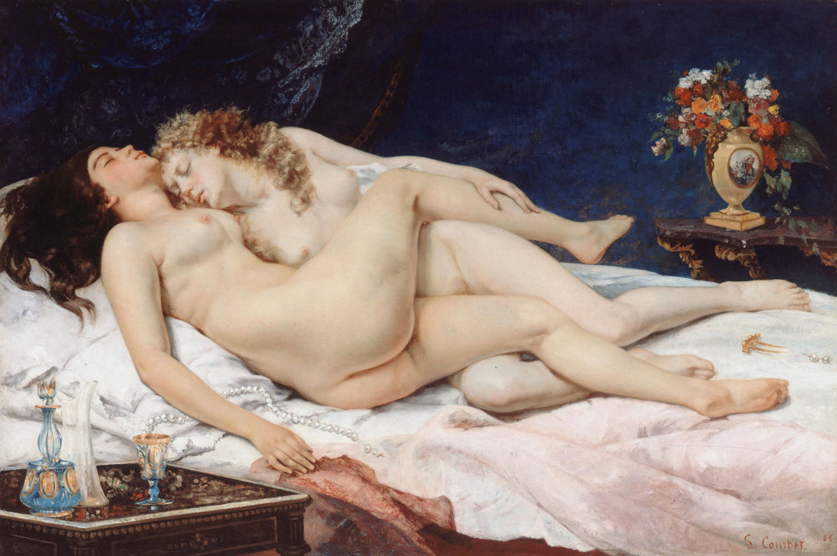 Gustave Courbet - Le sommeil (1866)