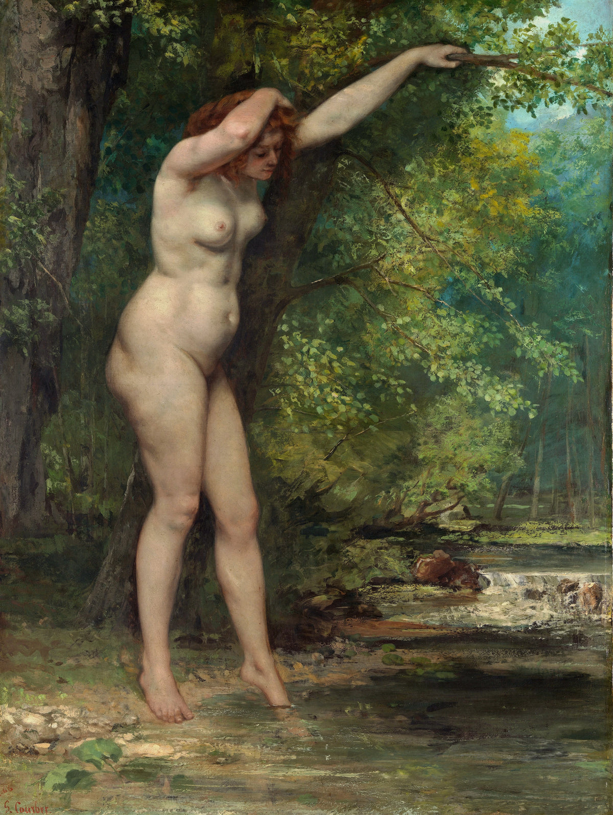Gustave Courbet - The Young Bather (1866)