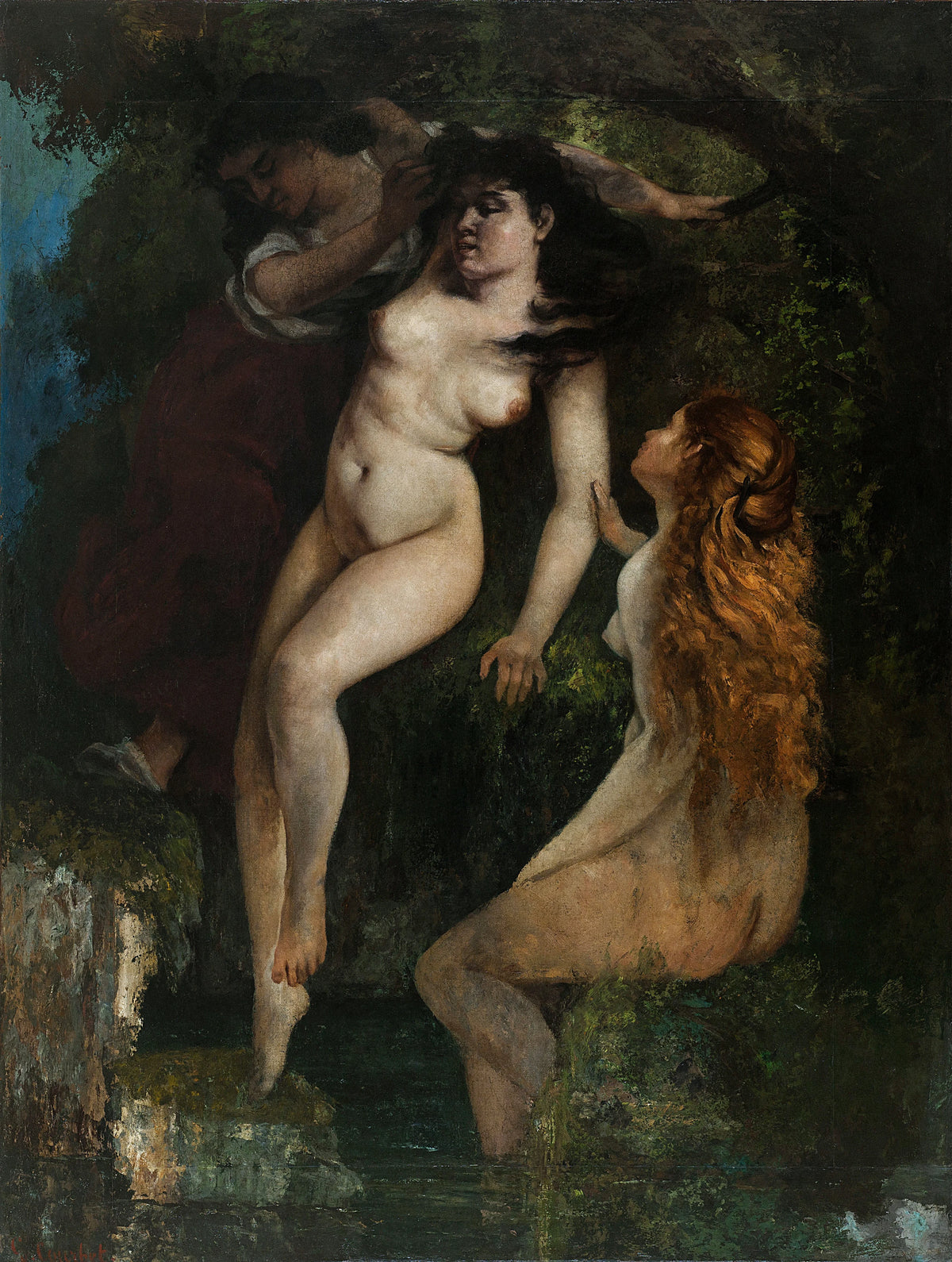 Gustave Courbet - Trois baigneuses (1865-1869)