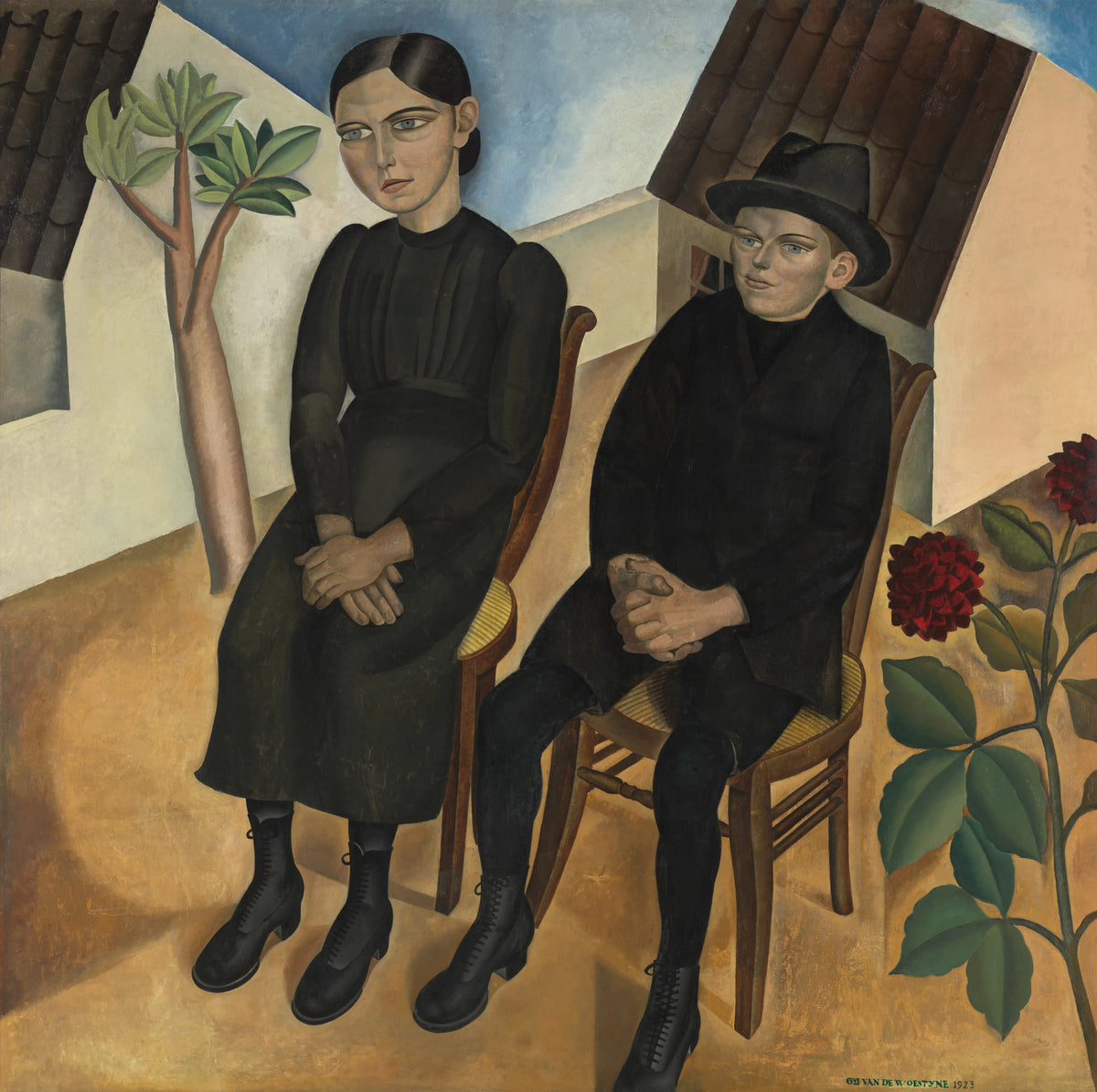Gustave van de Woestijne - Gaston and his Sister (1923)