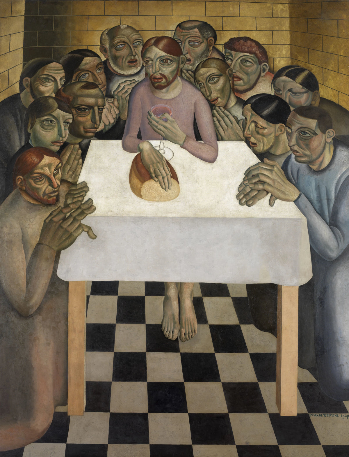 Gustave van de Woestijne - Last Supper (1927)