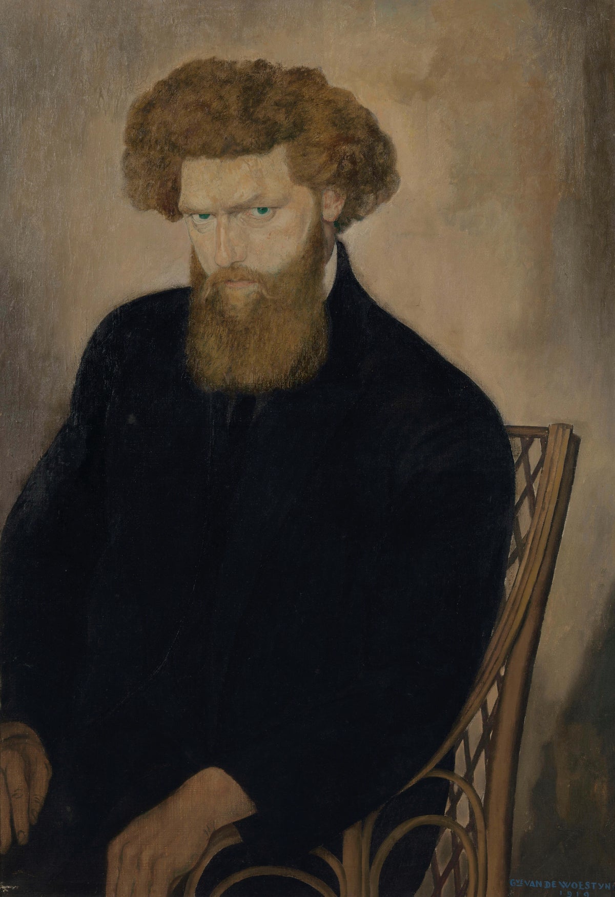Gustave van de Woestijne - Portrait of Fabrice Polderman (1919)