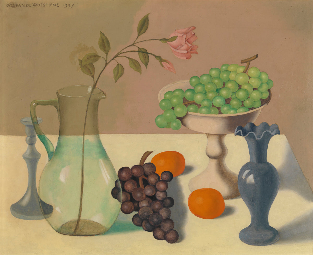 Gustave van de Woestijne - Still Life with Grapes (1937)