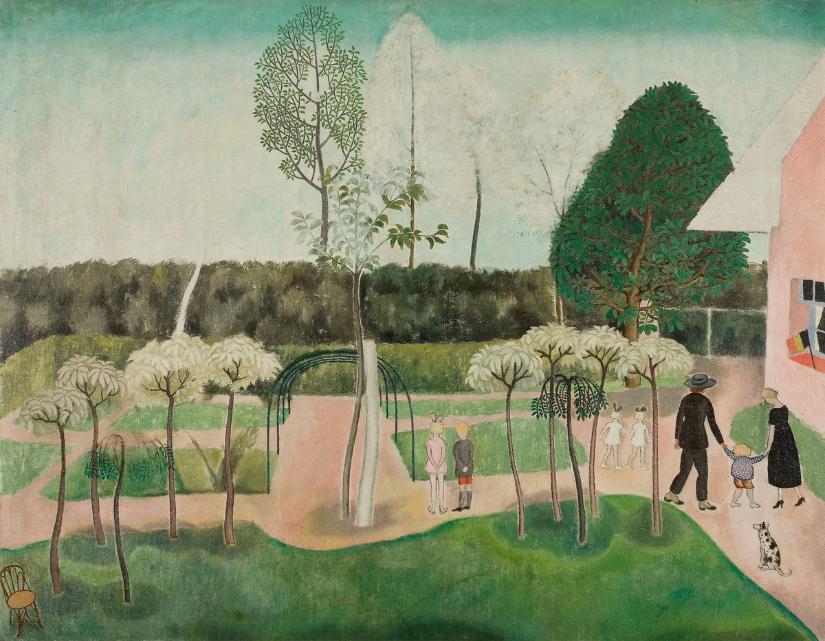 Gustave van de Woestijne - The Family in the Garden (1919)