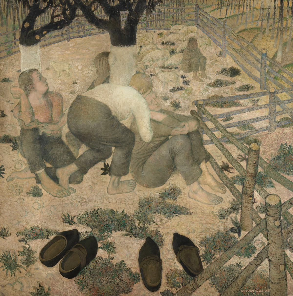 Gustave van de Woestijne - The Sleepers (1918)