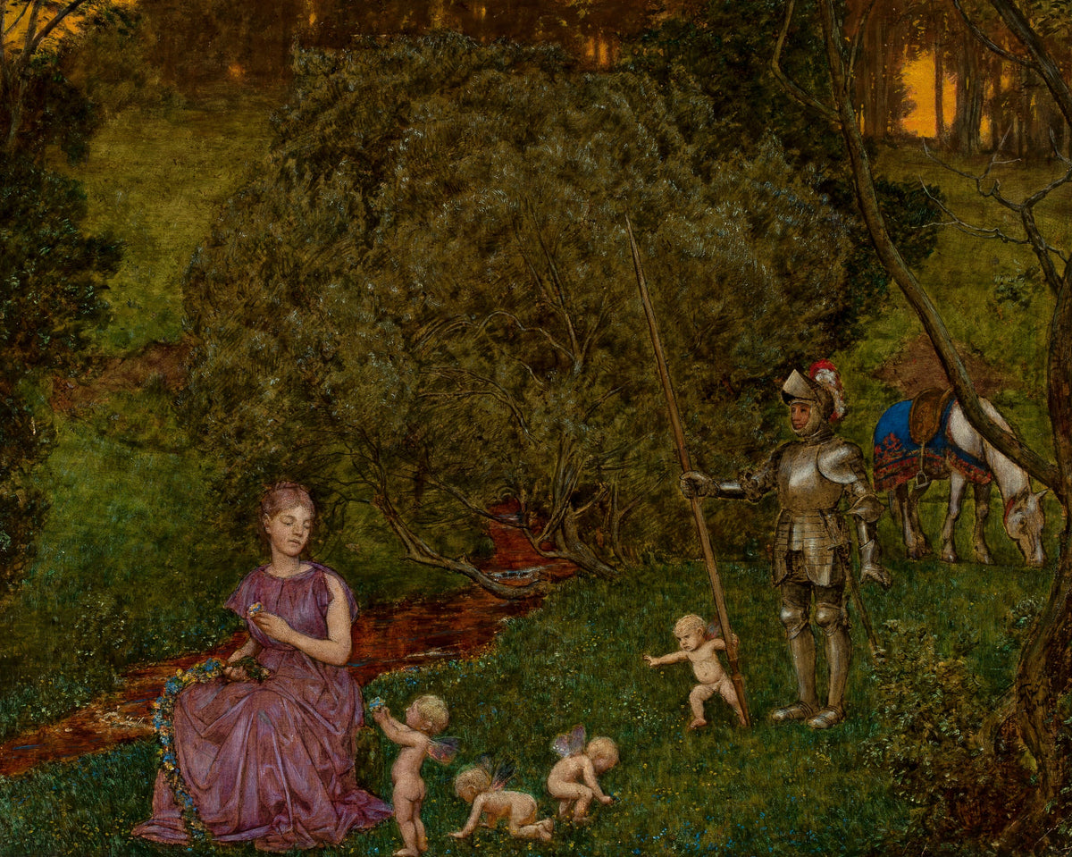 Hans Thoma - Fable - Knight