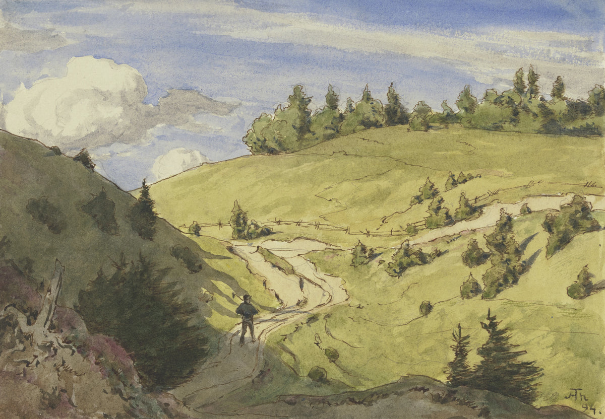 Hans Thoma - Landscape in the Black Forest (1894)