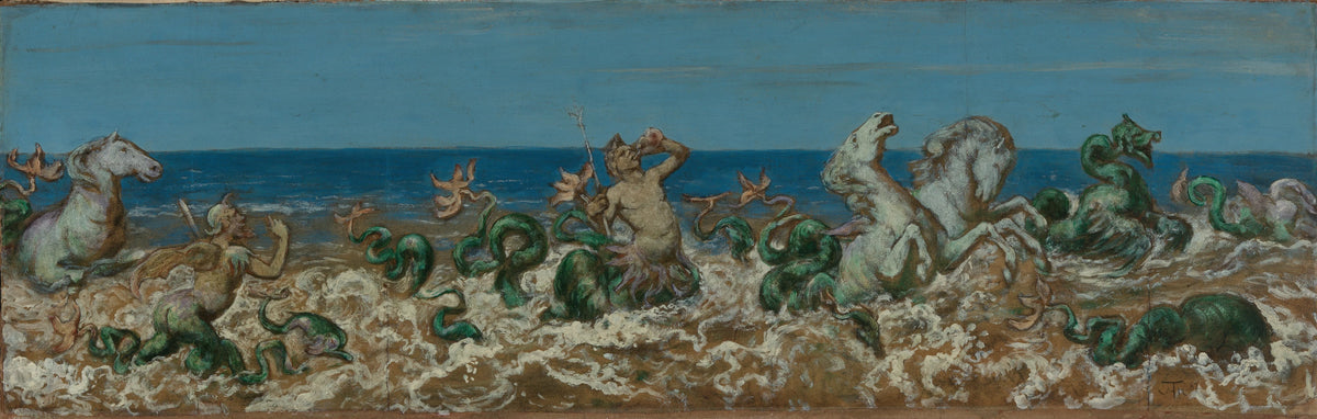 Hans Thoma - Tritonenzug (1882)