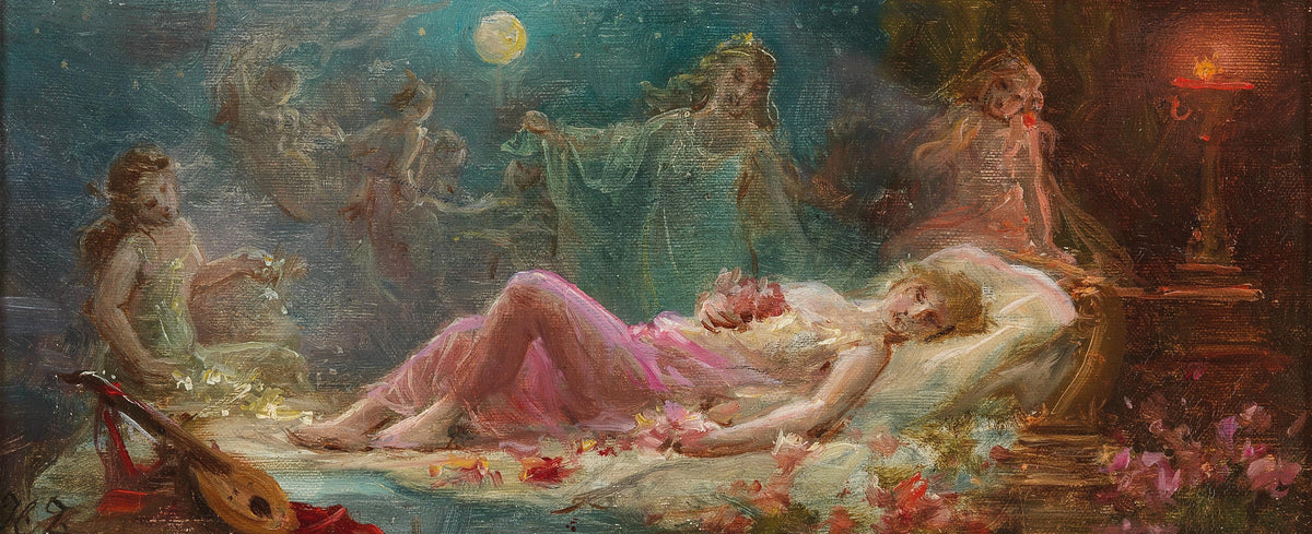 Hans Zatzka - Allegory of Sleep